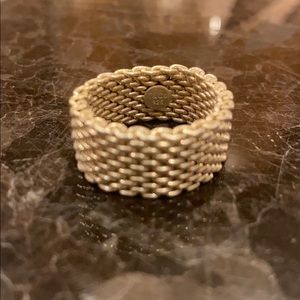 Tiffany & Co Somerset Mesh Ring
